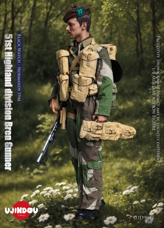  Artikelbild 2 des Artikels “WWII British Army -Black Watch - 51st Highland Division Bren Gunner - in 1/6 scale “