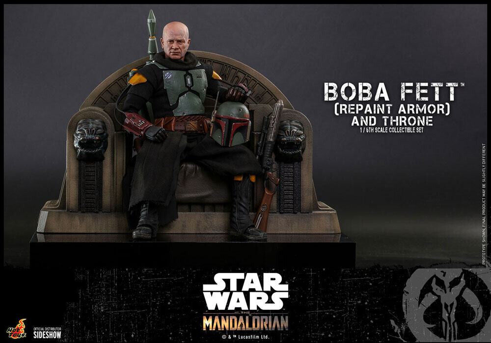  Product image 2 of the product “The Mandalorian scale Boba Fett (Repaint Armor) and Throne ”