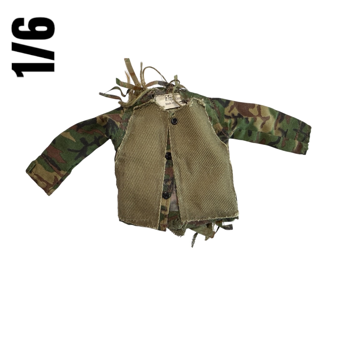  Product image 2 of the product “Ghillie Suit Jacket Woodland 1:6 ”