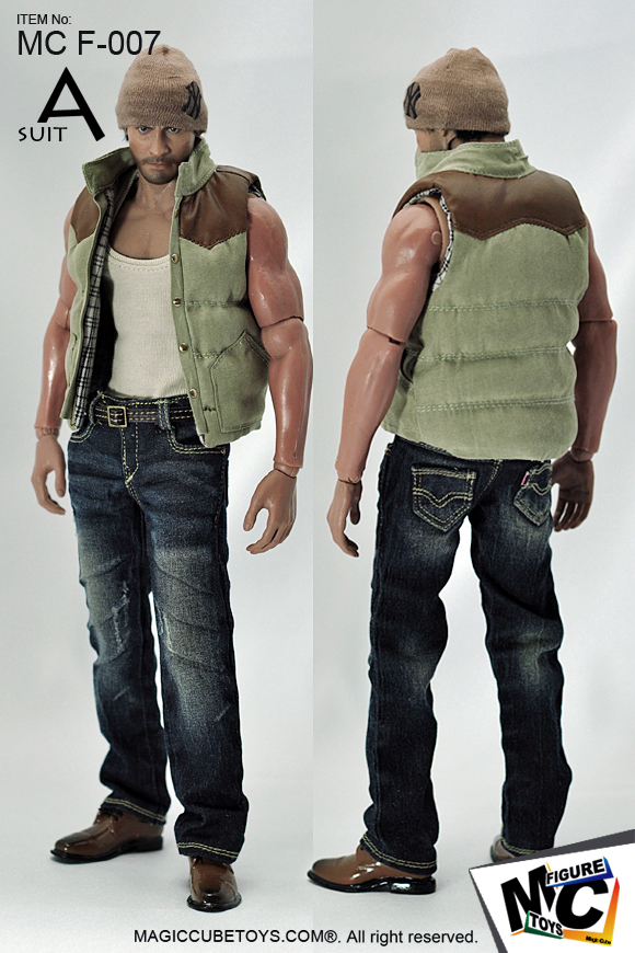  Product image 2 of the product “1/6 Street Style Gilet with contrast Trim suit ”
