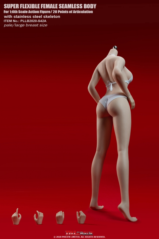  Product image 2 of the product “Super Flexibel Seamless Body PLLB2010-S42A (large bust size, pale) ”