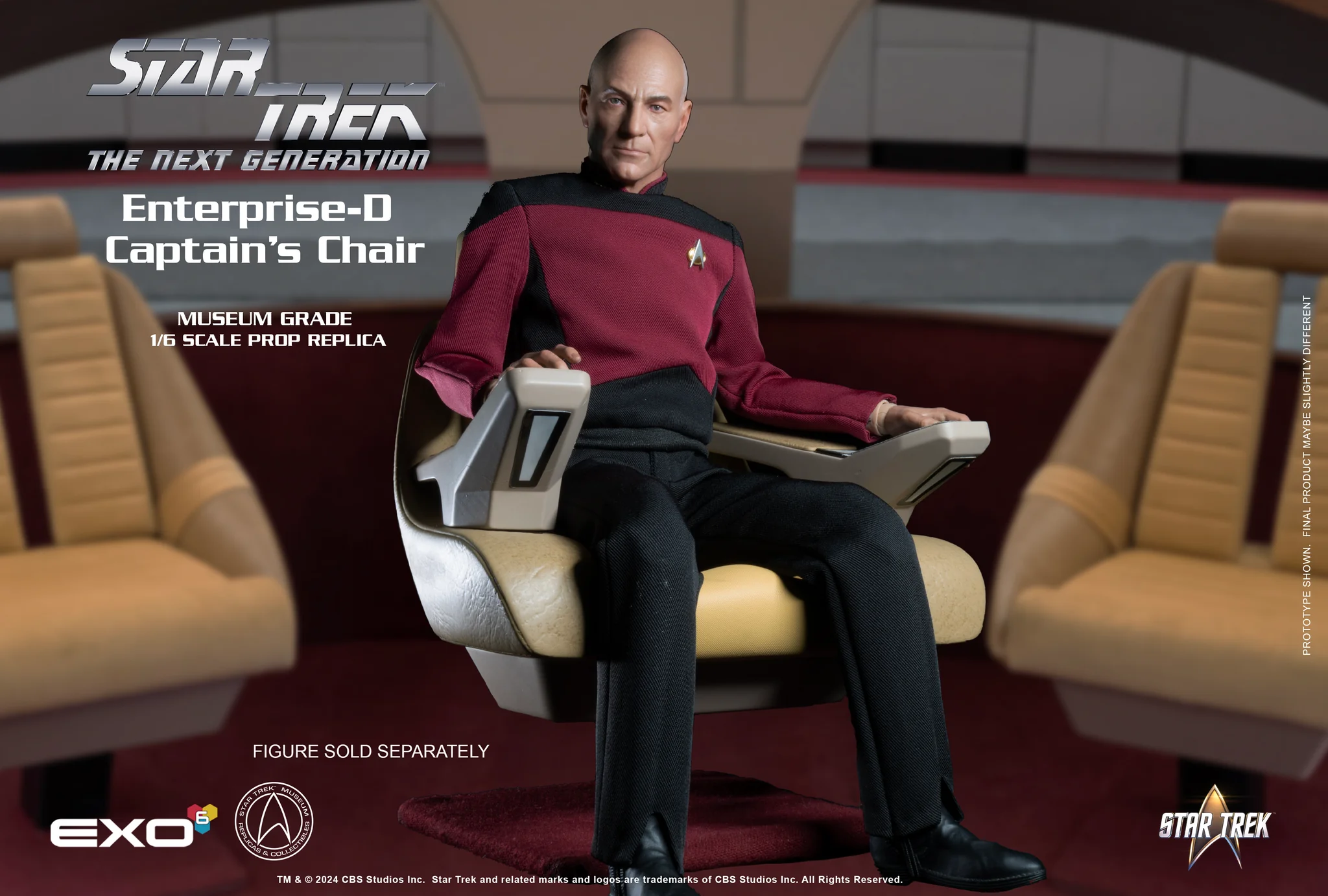  Artikelbild 2 des Artikels “Enterprise-D Captain’s Chair 1:6 “