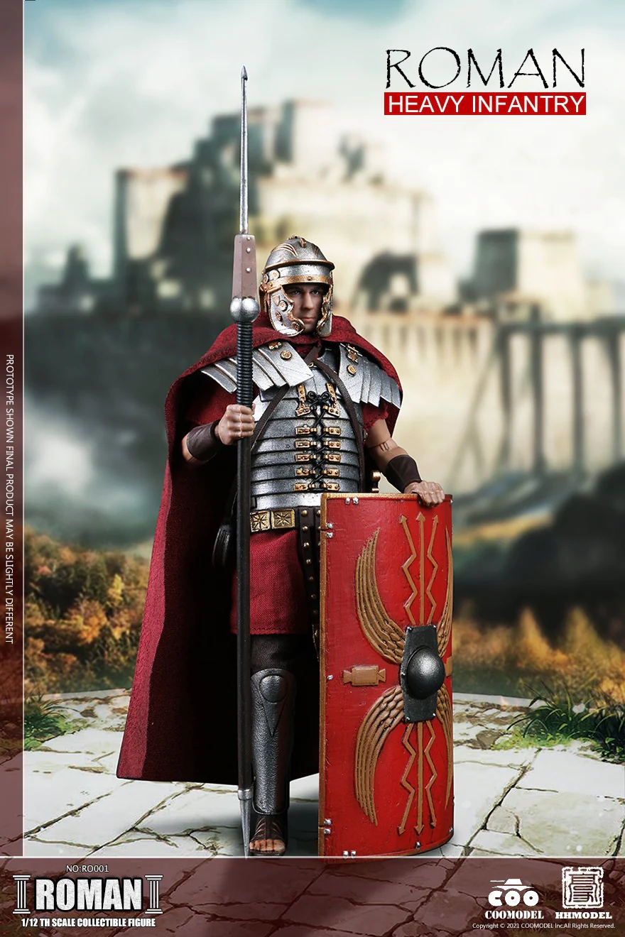 Product image 2 of the product “1/12ROMAN - Heavy Infantry  Action Figure ”