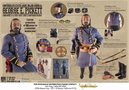  Product image 2 of the product “Confederate States Army Major General - Georges E. Pickett ”