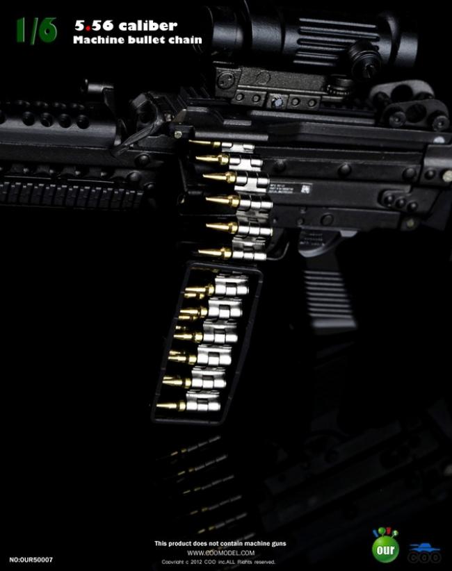  Product image 2 of the product “5.56 Caliber MG Gurt - 50 Patronen ”