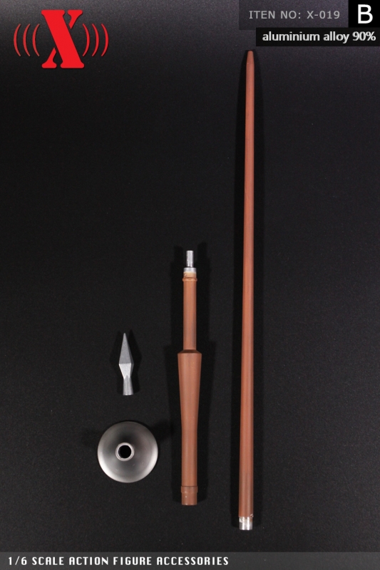  Product image 2 of the product “Knight turnament Spear (Brown) 1/6 in Metal ”
