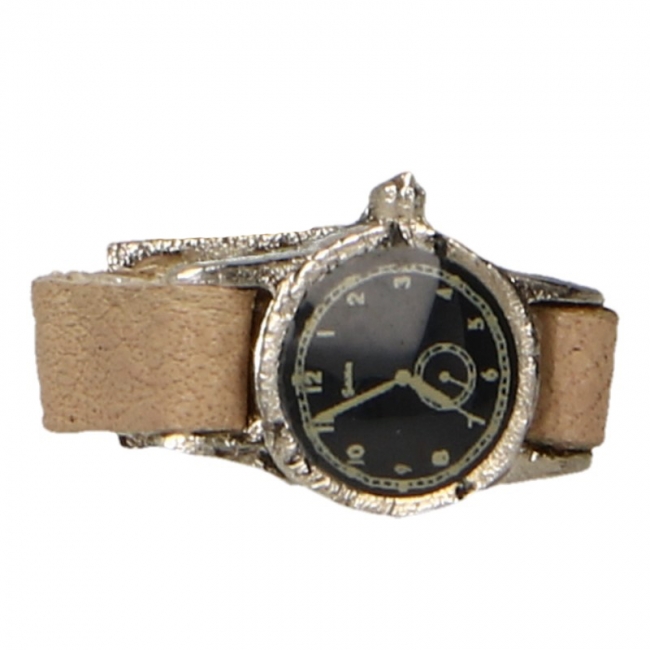  Product image 2 of the product “Offiziers Uhr, Chrono mit Lederarmband 1/6 ”