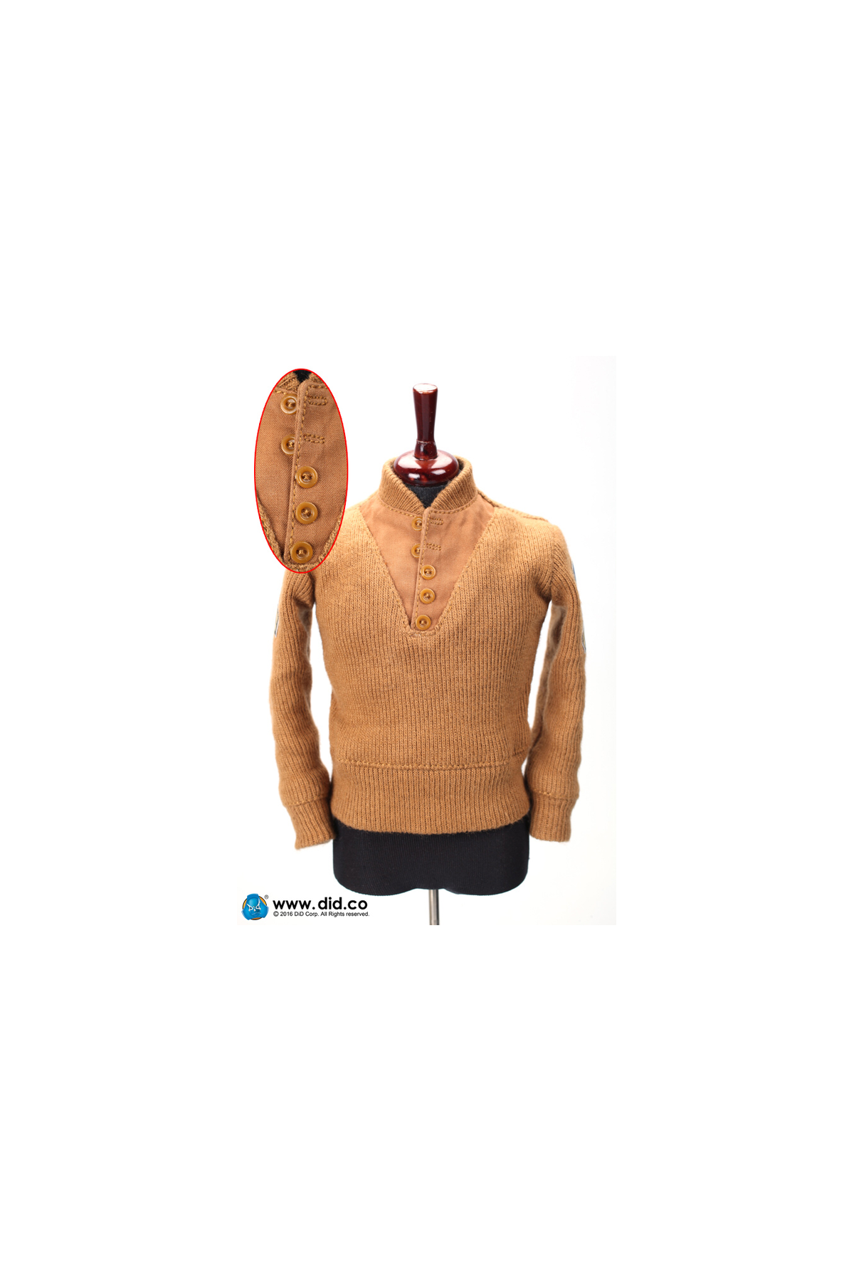  Artikelbild 2 des Artikels “US Army Issue Sweater (Brown) 1:6 “