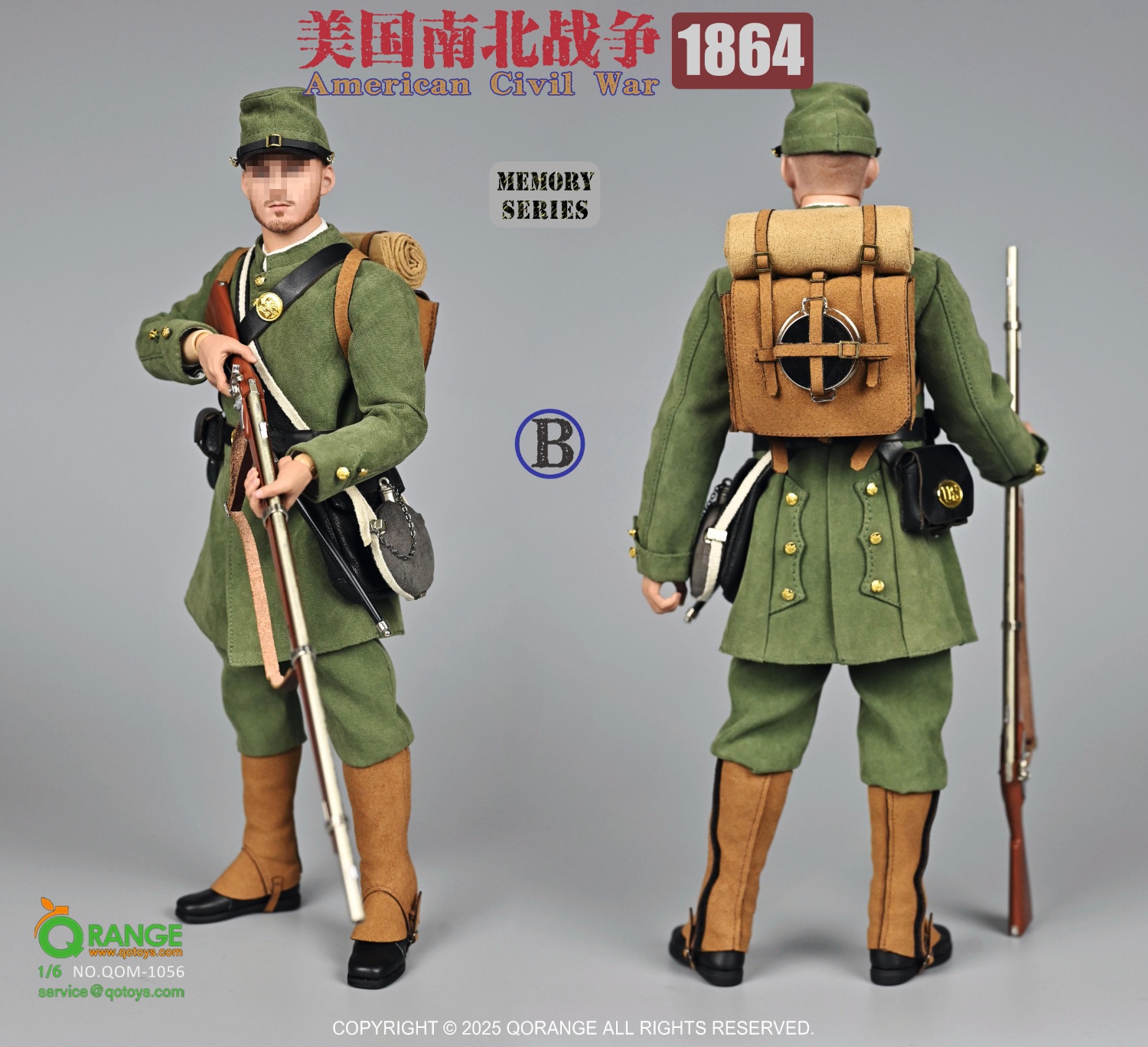 Artikelbild 2 des Artikels “Infantry- Civil War 1:6 SET (No Figure) “
