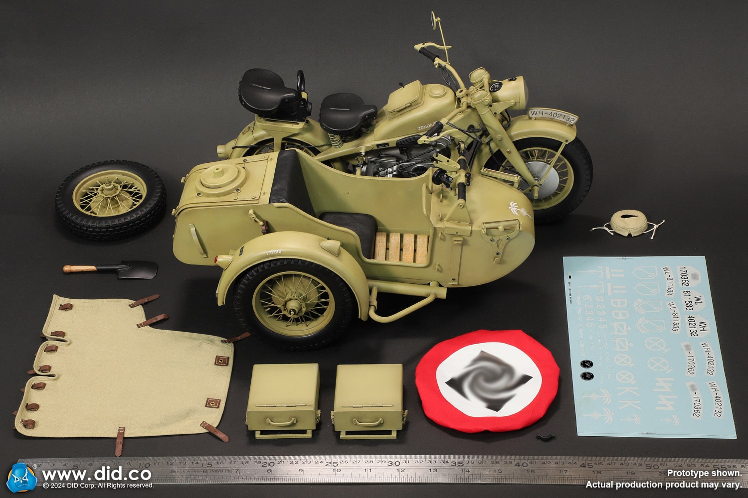  Artikelbild 2 des Artikels “Zündap, KS750, Motorrad mit Beiwagen in Metal (DAK) “