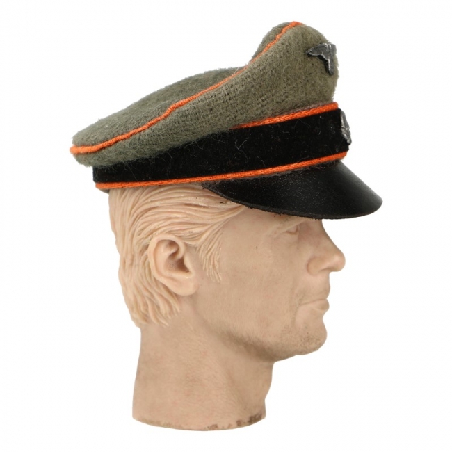  Product image 2 of the product “Schirmmütze, SS Feldgendarm Rote Waffenfarbe 1/6 ”
