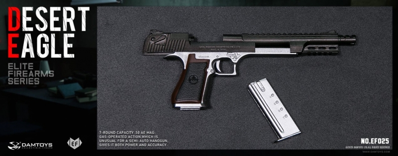  Product image 2 of the product “1/6 Elite Firearms Series - Desert Eagle Set (Silver) ”