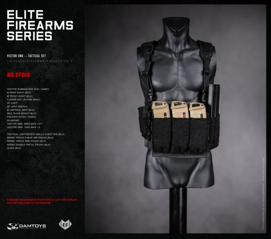  Artikelbild 2 des Artikels “1:6 Elite Firearms Series 3 - Vector SMG Tactical Set (Alpine Gray) “