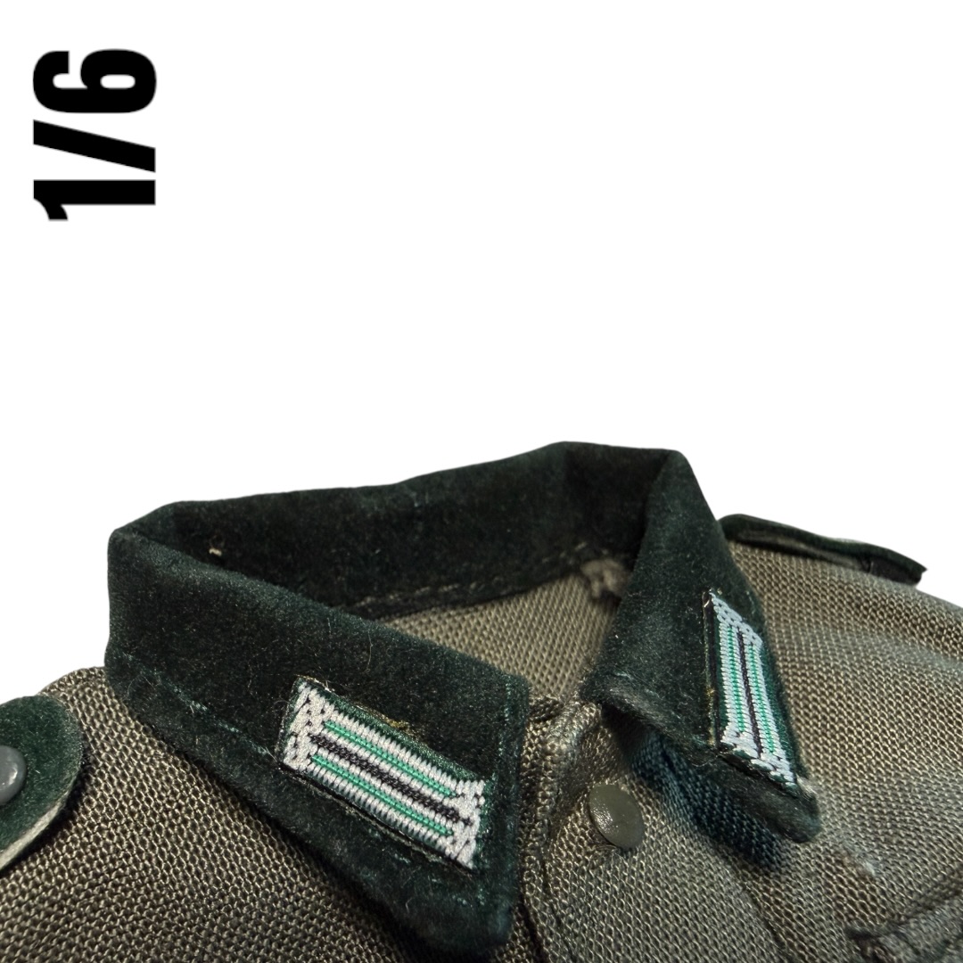  Artikelbild 2 des Artikels “German M36 Felduniform zum knöpfen Kragenspiegel gewebt 1/6 “