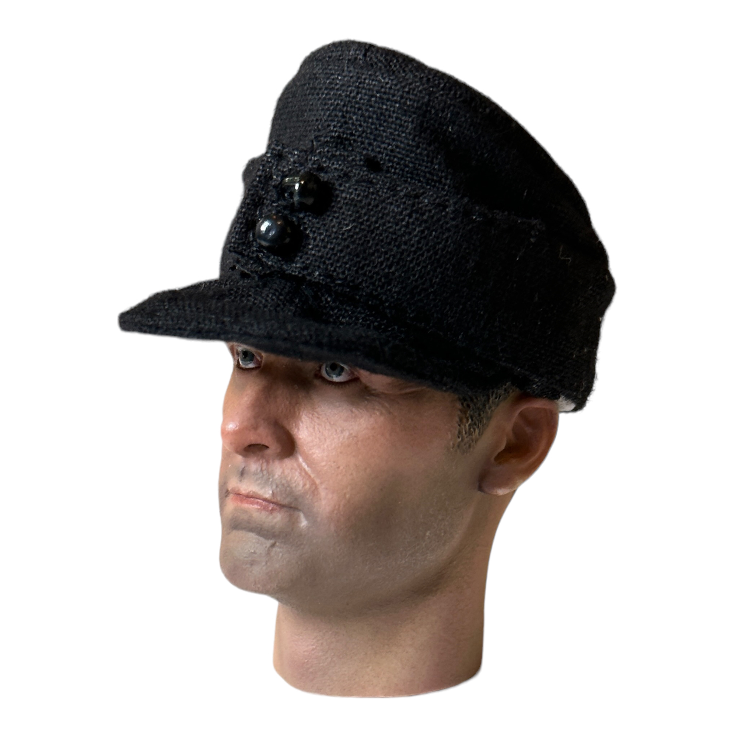  Product image 2 of the product “Fieldcap in Black 1/6 functinal buttons ”