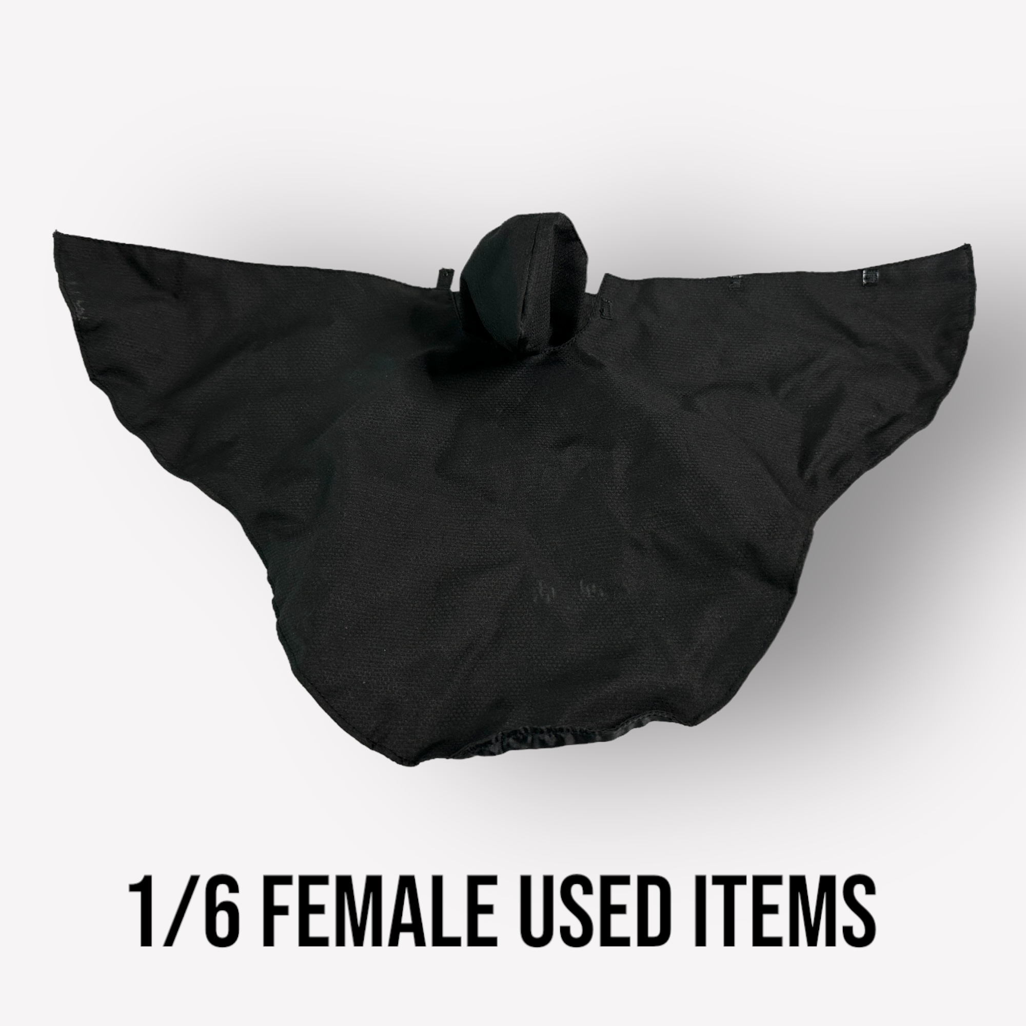  Product image 2 of the product “Female Used Accessory Blk Cape  1/6 ”