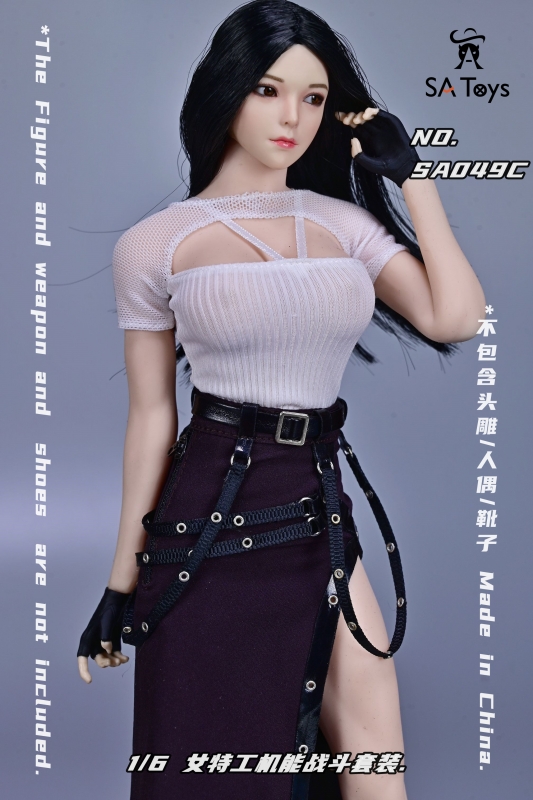  Product image 2 of the product “Female Agent Functional Combat Suit Set (White)  1/6 ”