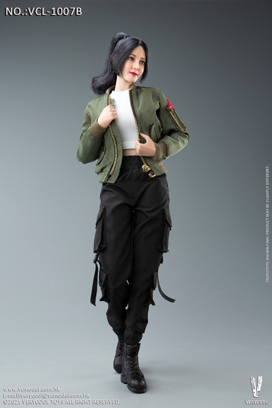  Product image 2 of the product “Female Fashion Jacket Set (Olive Drab) 1/6 ”