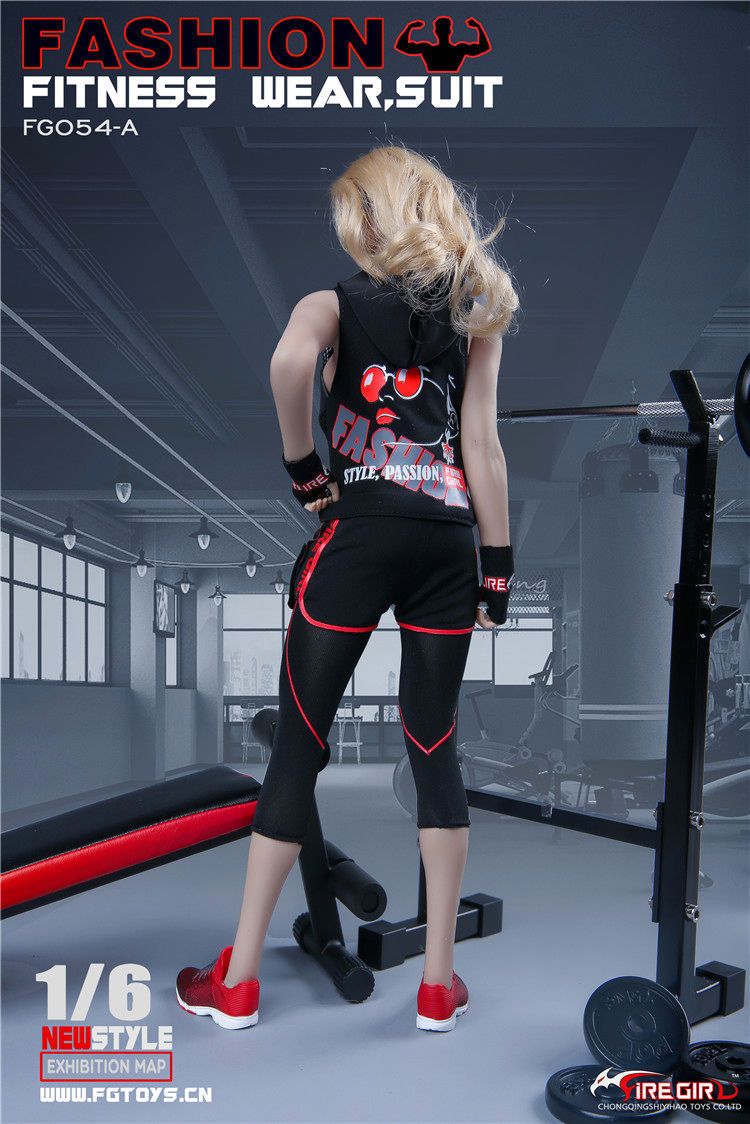  Artikelbild 2 des Artikels “1:6 Female Fitness Suit Clothes Set “