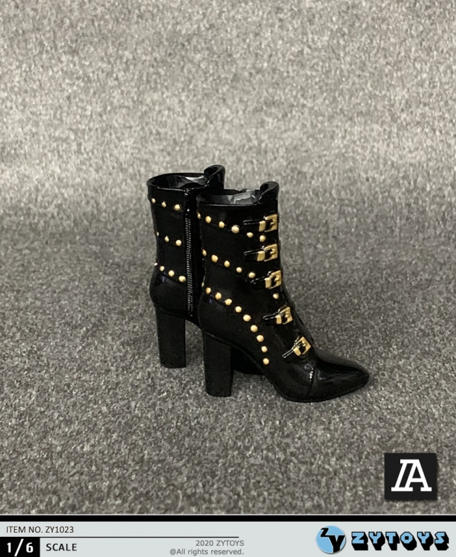  Artikelbild 2 des Artikels “Female Heeled Boots (Black) 1:6 “