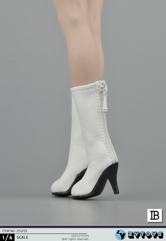  Artikelbild 2 des Artikels “Female Heeled Boots (White) 1:6 “