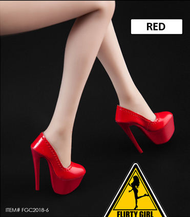  Product image 2 of the product “Female Heeled Shoes (Red) 1/6 ”