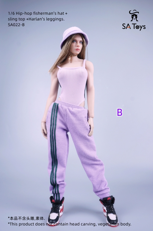  Product image 2 of the product “Female Hip-hop Set (Purple) 1:6 ”