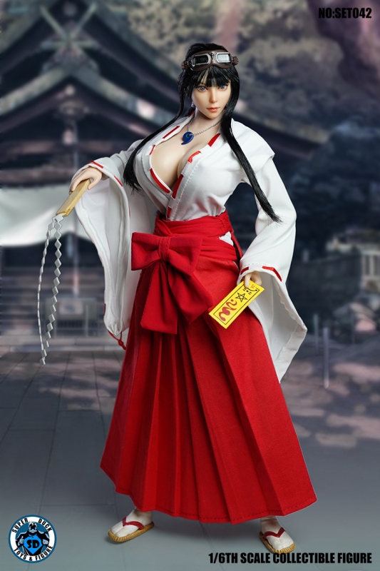  Product image 2 of the product “Female Japanese Witch Set (Red) 1/6 ”