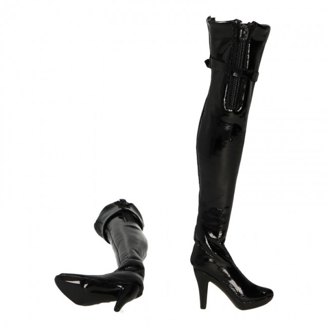  Artikelbild 2 des Artikels “Stiefel, hoch - schwarz Bootfeet 1:6 “