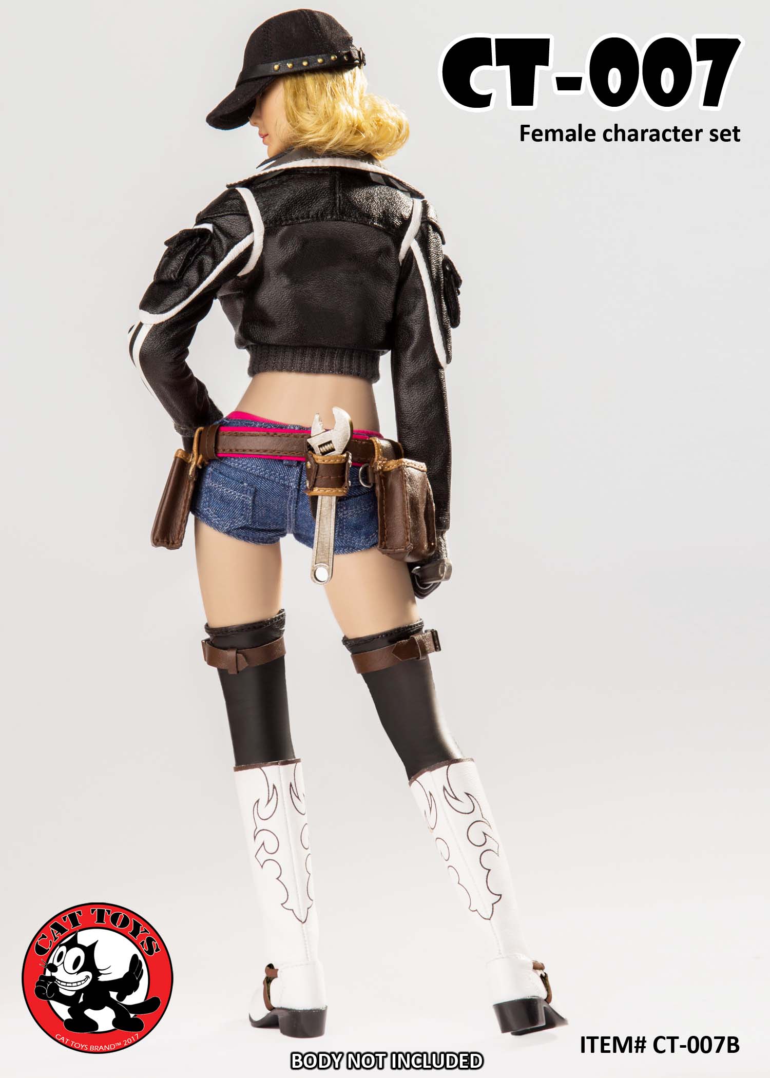  Artikelbild 2 des Artikels “Female Mechanic Set (Black) 1:6 “