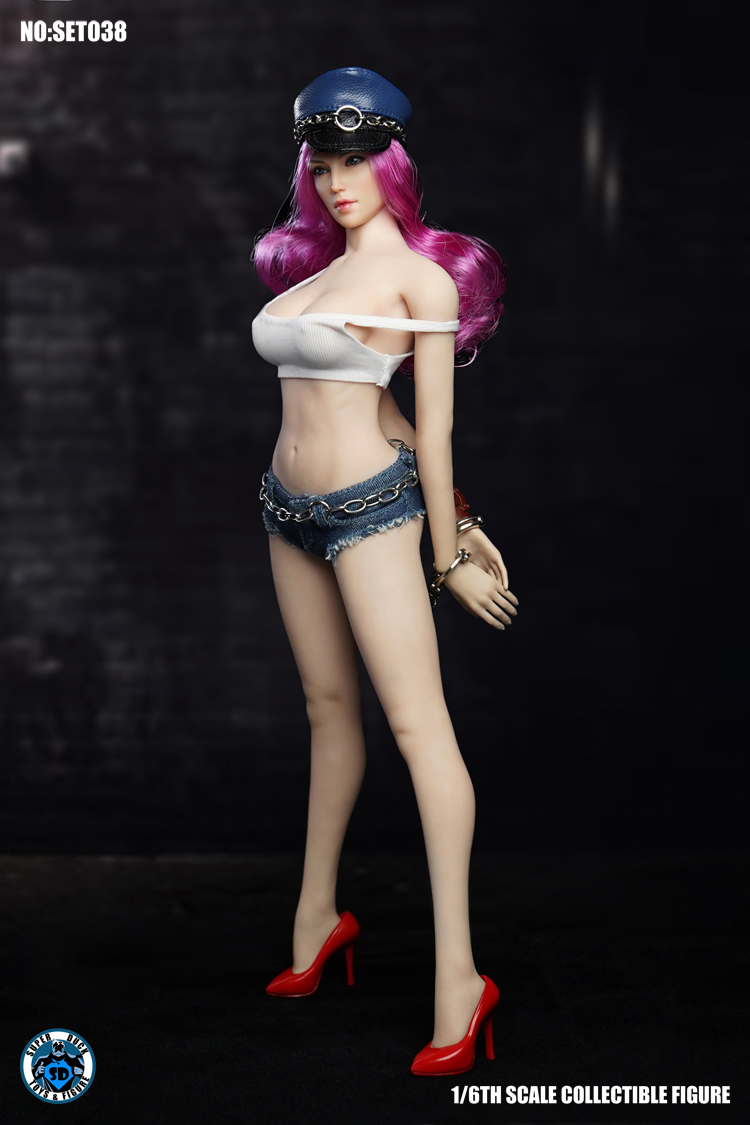  Product image 2 of the product “Female Poison Street Warrior Set (White) 1/6 ”