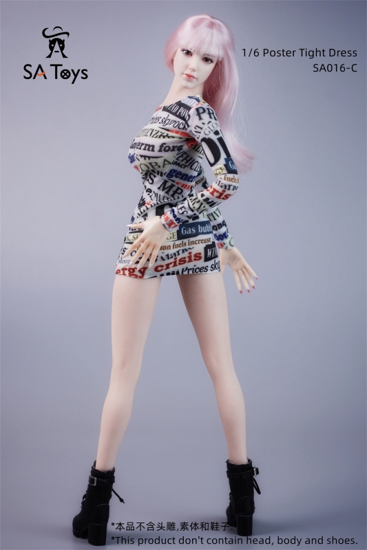  Artikelbild 2 des Artikels “Female Poster Tight Dress (White) “