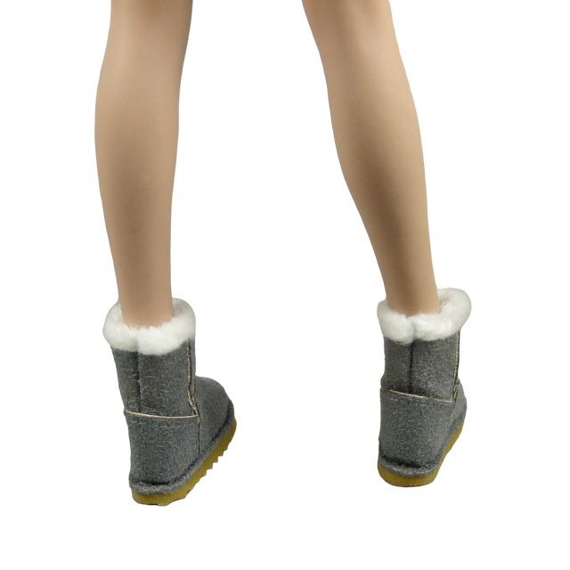  Product image 2 of the product “Female Suede Boots (Grey) ”