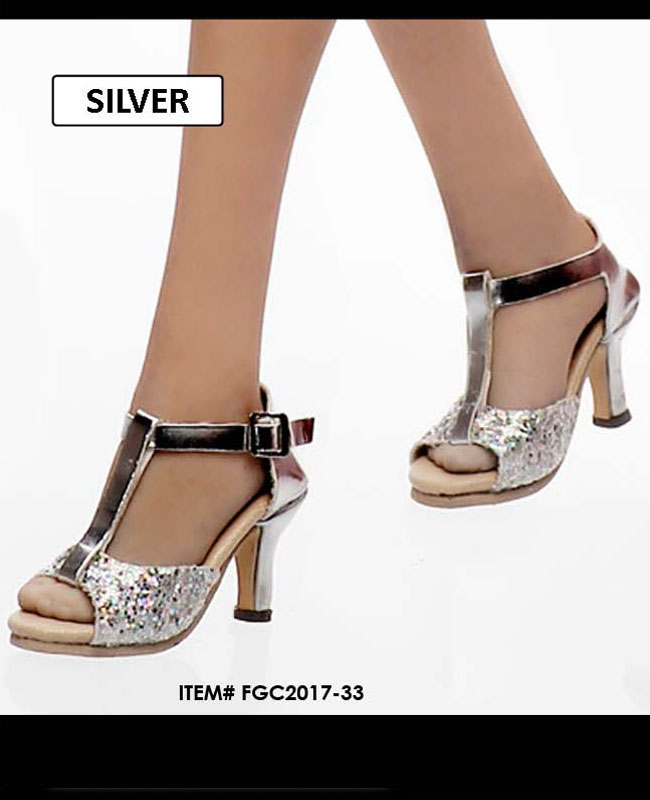  Product image 2 of the product “High Heels High Heels - silver/glitter Kunst-Leder 1/6 ”