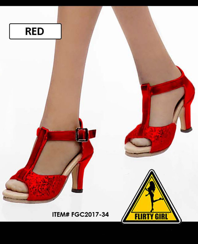  Product image 2 of the product “High Heels High Heels - red/glitter Kunst-Leder 1/6 ”
