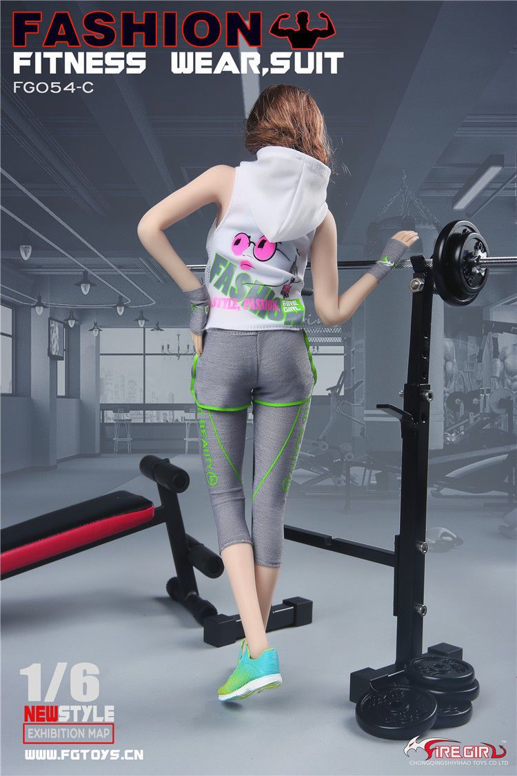  Artikelbild 2 des Artikels “1:6 Female Fitness Suit Clothes Set “