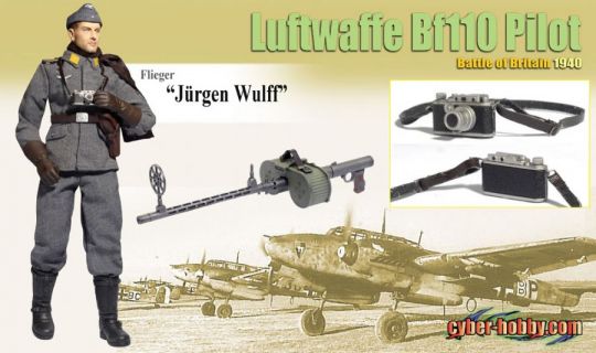  Artikelbild 2 des Artikels “Flieger Jurgen Wulff Luftwaffe BF110 Pilot 1/6 “