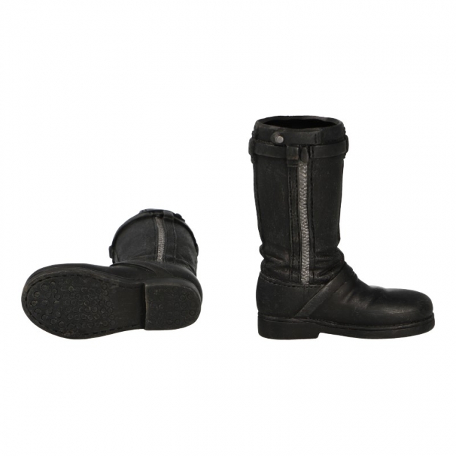  Product image 2 of the product “Fliegerstiefel, schwarz, Kunststoff ”