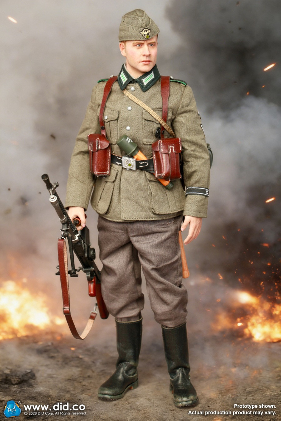  Product image 2 of the product “Friedrich - WWII German SS Polizei-Division ZB30 Gunner - in 1/6 scale ”