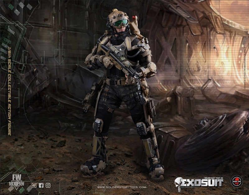  Artikelbild 2 des Artikels “EXO SKELETON - Armor Suit Test-01 - in 1/6 scale “