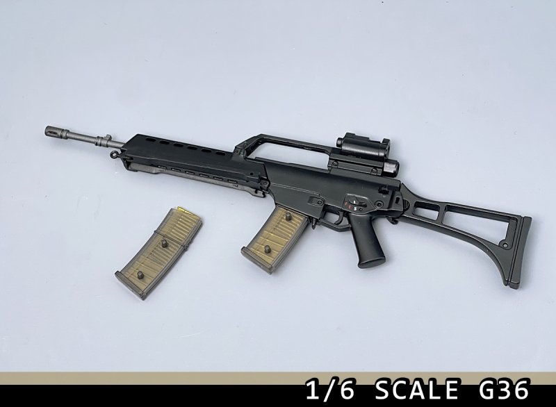  Artikelbild 2 des Artikels “G36  Assault Rifle mit Zweibein (Black) 1/6 “