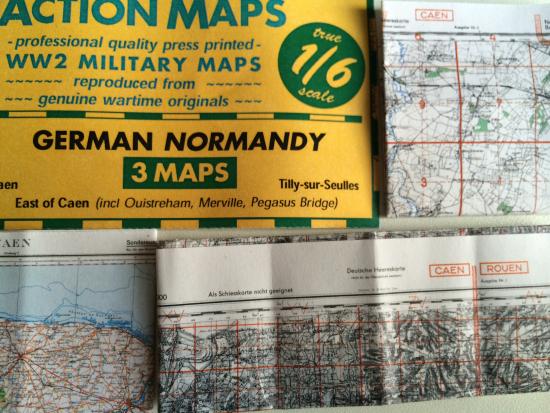 Artikelbild 2 des Artikels “1:6 Maps german Normandie (3 Maps) “