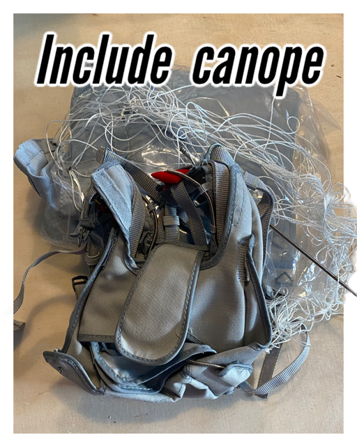  Product image 2 of the product “Halo Fallschirm grau 1/6 (with canope) Parachute ”