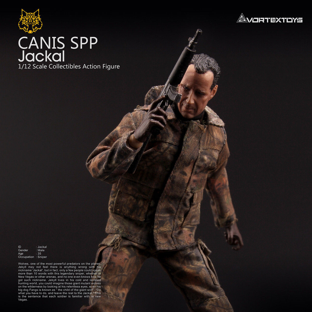  Artikelbild 2 des Artikels “1:12 Jackal  Fully articulated Figur “