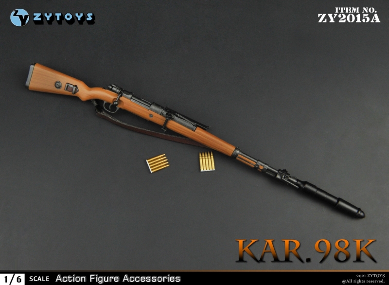  Product image 2 of the product “1/6 Karabiner 98K Rifle (Brown) Full Set ”