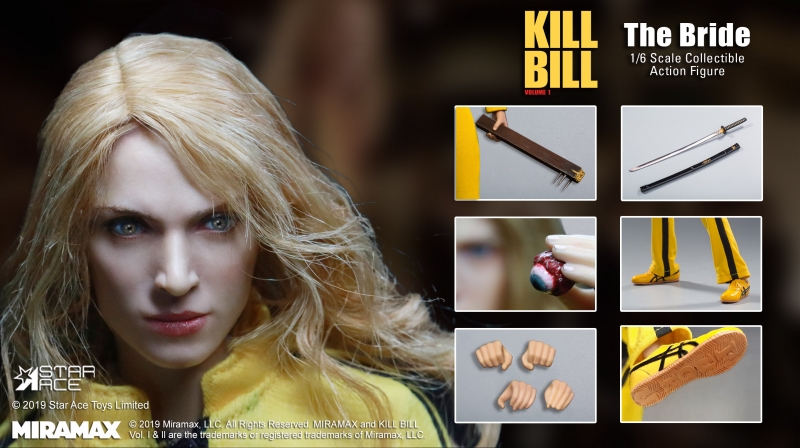  Product image 2 of the product “The Bride - (Uma Thurman) – Kill Bill (Vol. 1) - in 1:6 scale ”