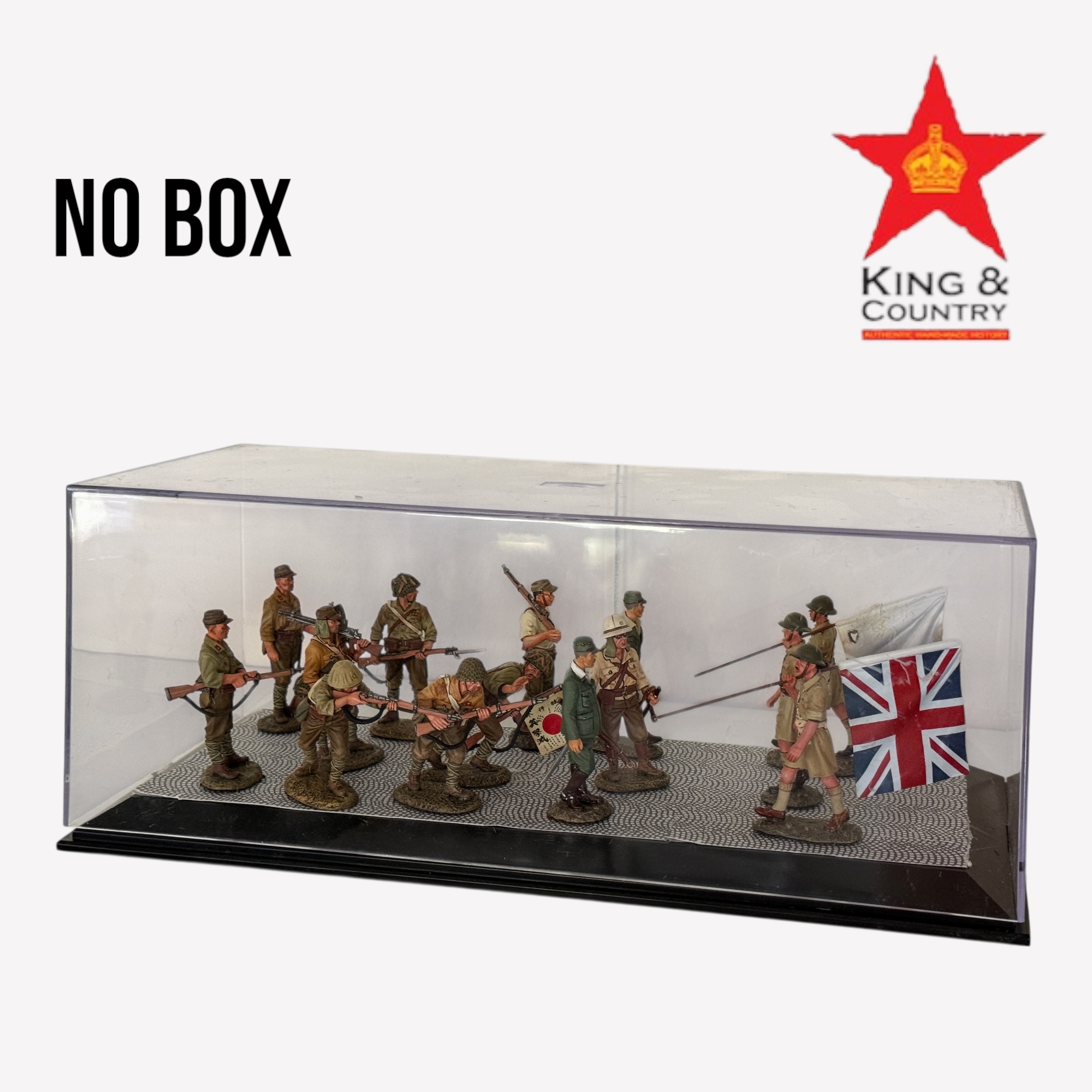  Product image 2 of the product “1/30 King and Country Brits and Japs Diorama Display ”