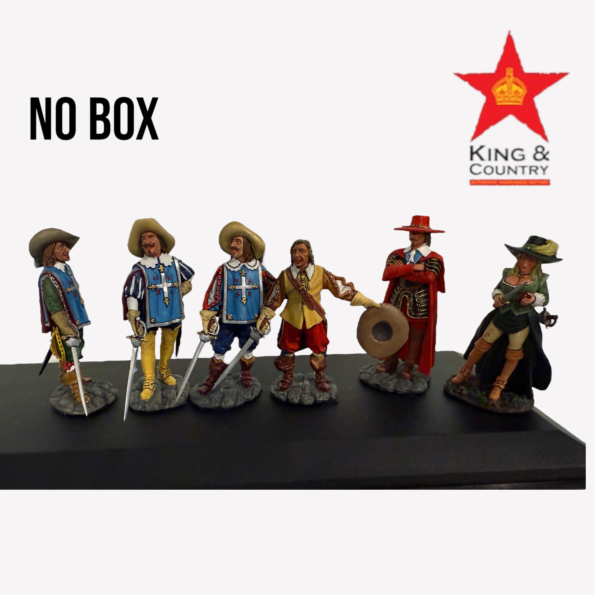  Product image 2 of the product “/30.The Three Musketeers & d’Artagnan Display ”