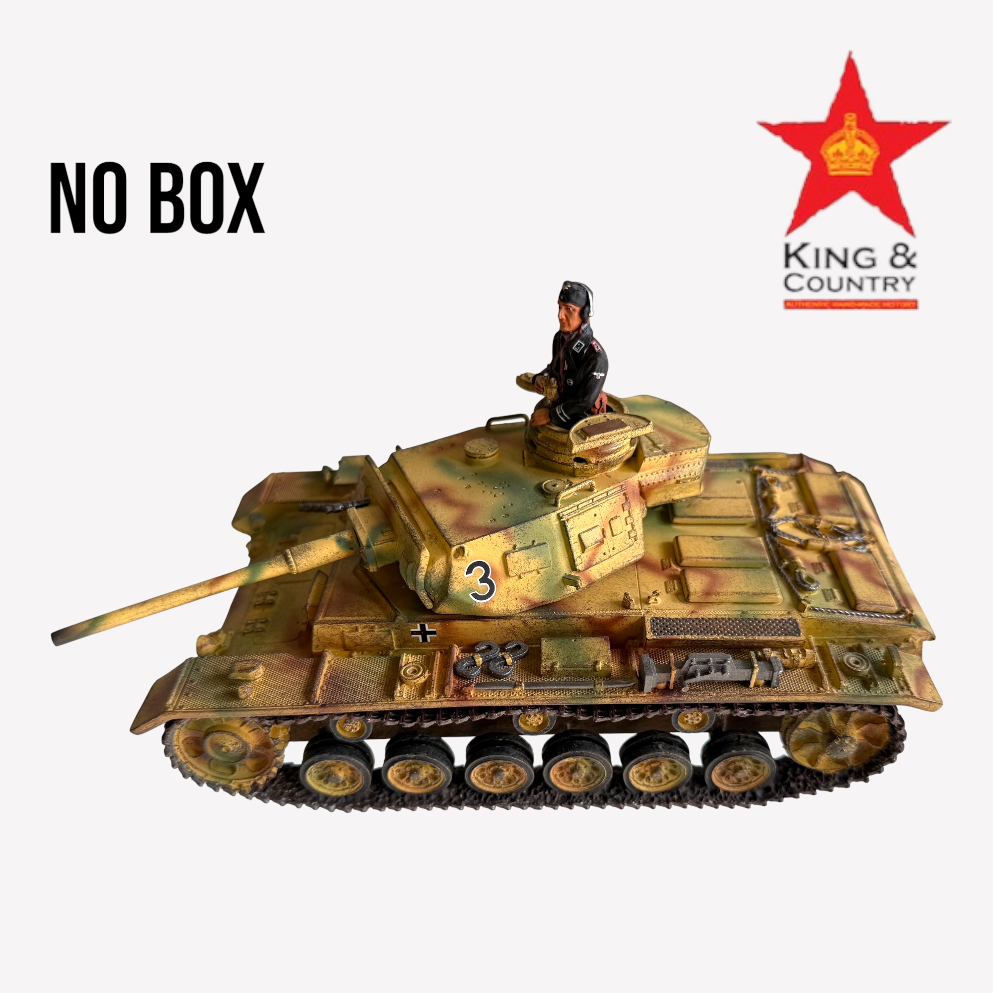  Product image 2 of the product “PANZER III BY KING & COUNTRY (RETIRED)  (No Box) ”