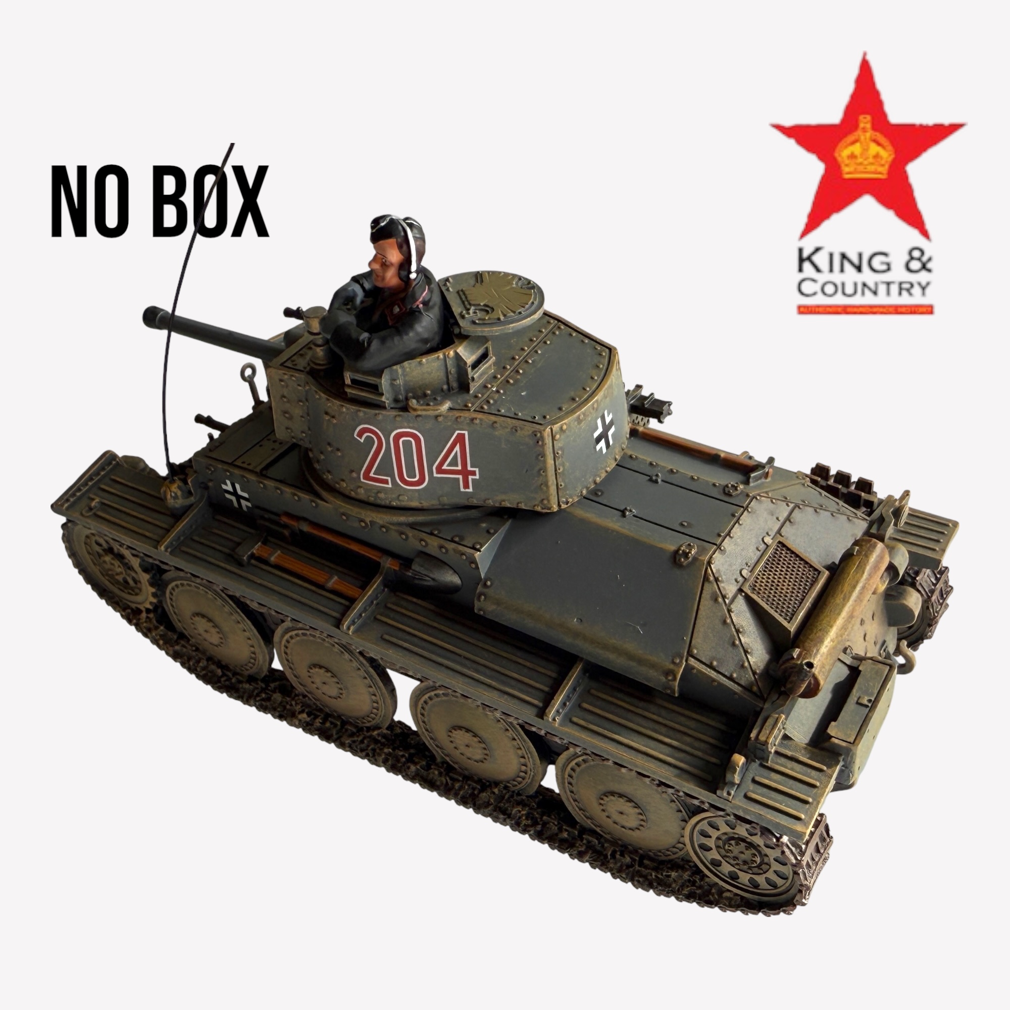  Artikelbild 2 des Artikels “PZKPFW 38 (T) #204 LE100 BY KING & COUNTRY (RETIRED) (No Box) “